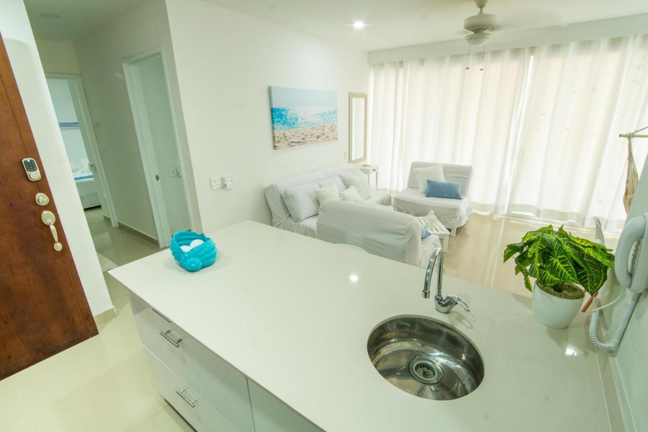 Hermoso Apartamento En La Playa Cartagena Luaran gambar